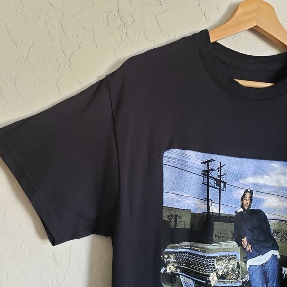 Ice Cube Graphic Print T-Shirt Tee Short Sleeve Crewneck Black Size Men's M NEW - Picture 5 of 8